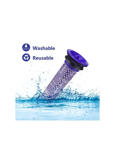 V8/v7 İçin Filtre,  V İçin Yıkanabilir Yedek Filtreler