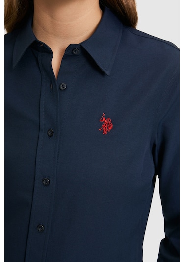 U.S. Polo Assn. U.s. Polo Assn. Kadın Lacivert Gömlek Basic 50324791-vr033