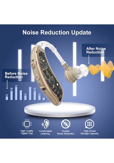 Hacim-ayarlanabilir Görünmez İşitme Cihazları Kulak Arkası Şarj Edilebilir Amerika Birleşik Devletleri