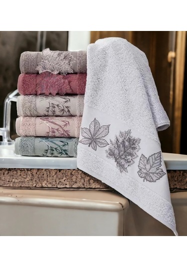 Janet 6lı El-yüz Havlusu 50x90 Cm Asorti Karışık