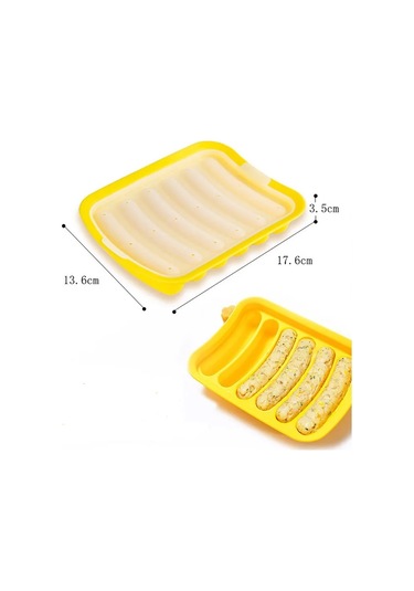 Conventions1 Sosis Yapımcısı Kalıp 6 Kavite Silikon Dıy Jambon