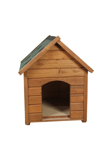 Isı Yalıtımlı Demonte Ahşap Köpek Kulübesi Medium 60 x 80 x 75 CM