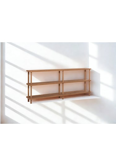 Dublin Zenith Kitaplık Natural 180x35x75 Cm Atlantik Çam Dublin Zenith Kitaplık Natural 180x35x75 Cm Atlantik Çam