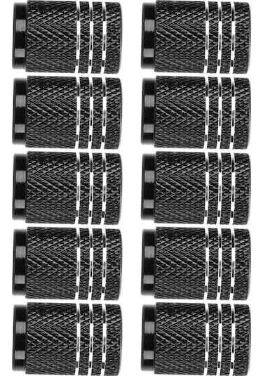 Lemestar Zinc Alloy Skull Tire Valve Caps 10 Adet - Evrensel Uygulama, Toz/su Koruma, Araçlar İçin Stili Ve Dayanıklılığı Birleştirir