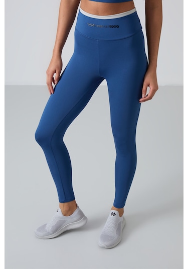 Tommylife Parlament Esnek Standart Fit Performans Kadın Tayt Takım - 95333 Lacivert - Lacivert