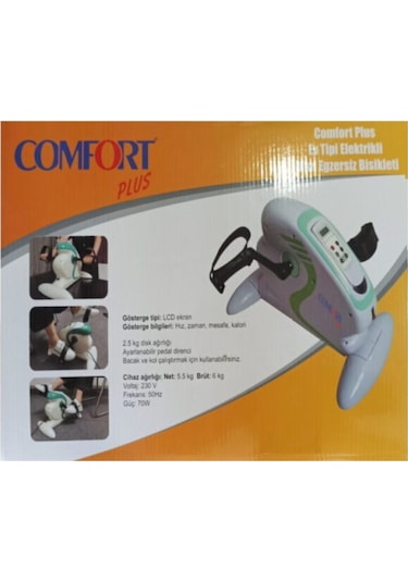 Medikaltec Beyaz Elektrikli Kondisyon Bisikleti