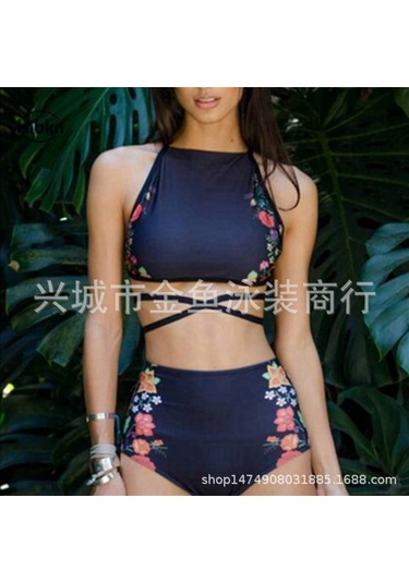 Geeroyoo 2019 Yeni Desenli Yüksek Bel Bikini - Hızlı Kuruma Ve Konforlu Kumaş Diğer