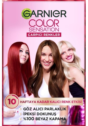 Garnier Çarpıcı Renkler 7.11 Küllü Kumral Saç Boyası, Demikit 3600542630351-10620 7.11 Küllü Kumral