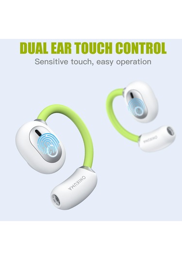 Onıkuma T25 Sport Kablosuz Bluetooth Kulaklık Beyaz