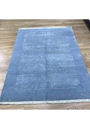 Hoom Rugs 2665 Blue/566 İthal El Dokuma Özel Halı Mavi