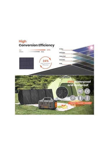 Flexsolar C120 Taşınabilir Güneş Paneli 120w