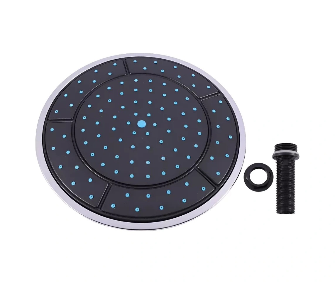 Matura Duş Kabini İçin Üst Yağmur Başlığı 25 Cm 215670414 Siyah