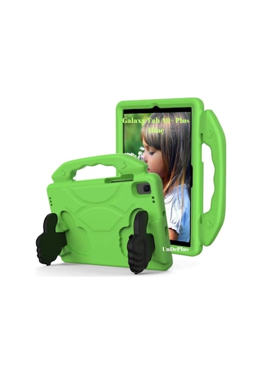 Samsung Galaxy Uyumlu Tab A9 Plus X210 X213 X215 X217 Kılıf Tutmalı Standlı Silikon Case