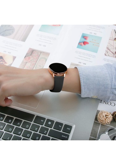 Huawei Watch Gt1 Gt2 Gt3 46 Mm Sport Yumuşak Silikon Kordon Kayış (424969018)