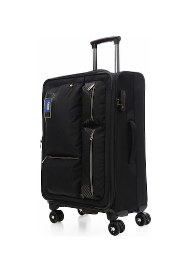 Ççs 600 Kumaş Büyük Boy Valiz Siyah Null