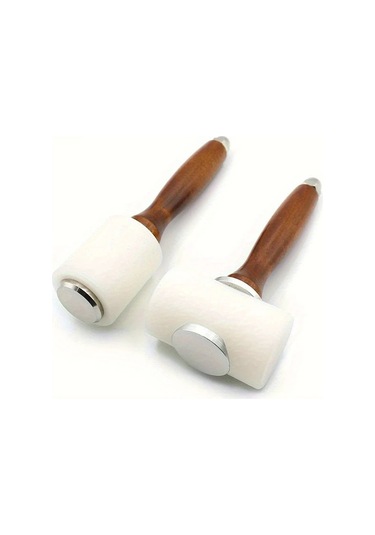 Willowhaven T Şekilli Çiziksiz Ve Sessiz Nylon Çekiç, Ergonomik Ahşap Sap