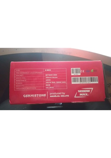 Yasal Standartlara Uygun 16 Cm 6,5 İnç Germistone Titone65 Oto Kapı Hoparlör