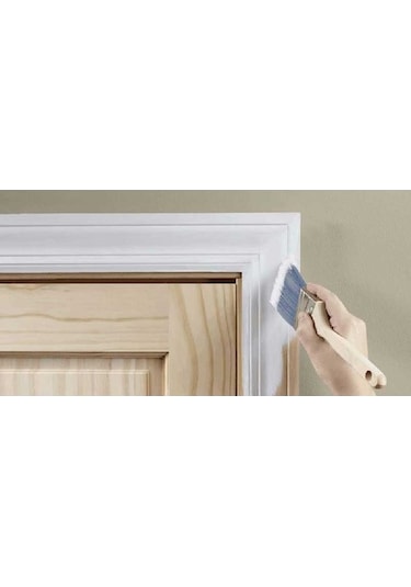 Asemu Kestirme Boya Badana Fırçası Tüm Numaralar Plastik Saplı