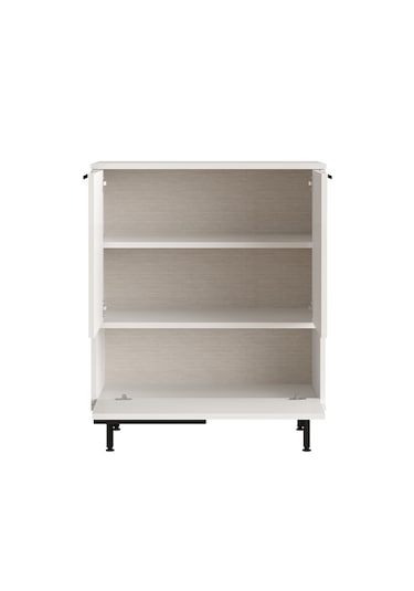 Robin Home Lidya Mutfak Dolabı Mikrodalga 3 Kapaklı Metal Ayak