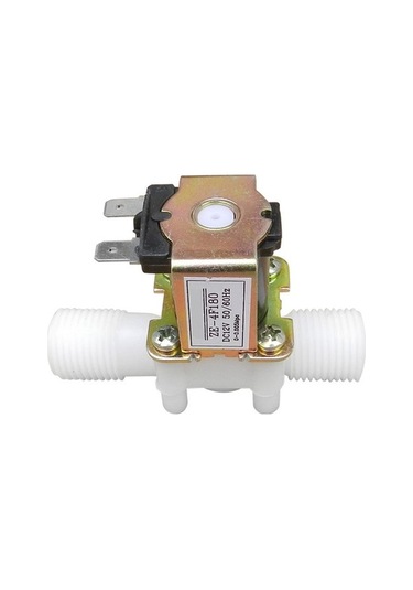 Ulzyvf 12v 1/2inç N/c Plastik Solenoid Valf, Manyetik Su Hava Kapalı