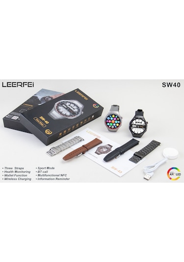 Leerfei SW40 Akıllı Saat (İthalatçı Garantili)