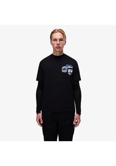 Napapijri S-montepiana Erkek Siyah T-shirt Np0a88sv9411 Siyah