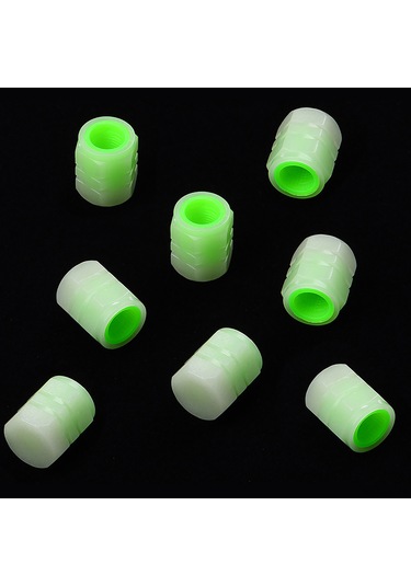 Lemestar Abs Malzeme Aydınlatmalı Lastik Valf Kapağı - Araba, Elektrikli Araç, Motosiklet Uyumlu, Toz Ve Su Geçirmez, Güvenli Sürüş İçin Parlak Tasarım