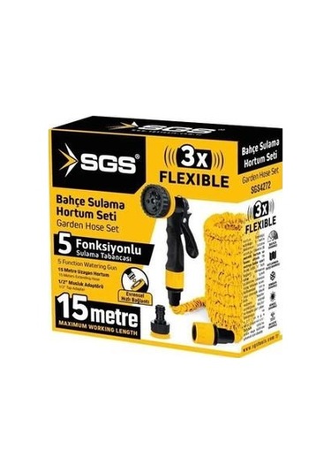 Sgs Bahçe Sulama Hortum Seti 15mt Sgs4272 15 m