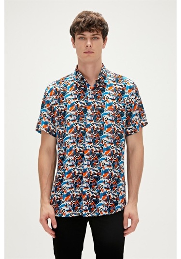 Bad Bear Biface Erkek Bej Klasik Yaka Gömlek 230130003-MAR Bej