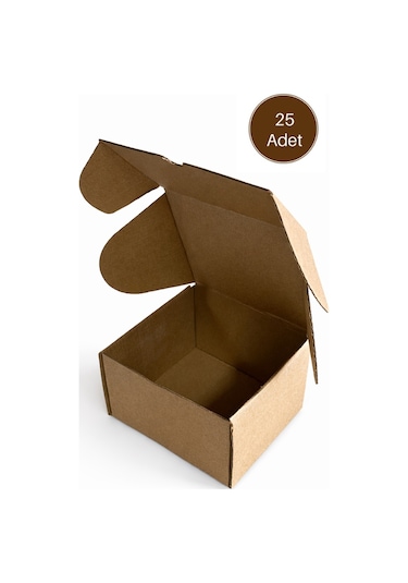 14x12x8 Cm E Dalga E-ticaret Karton Kutu , Kargo Kutusu 25 Adet 25 Adet