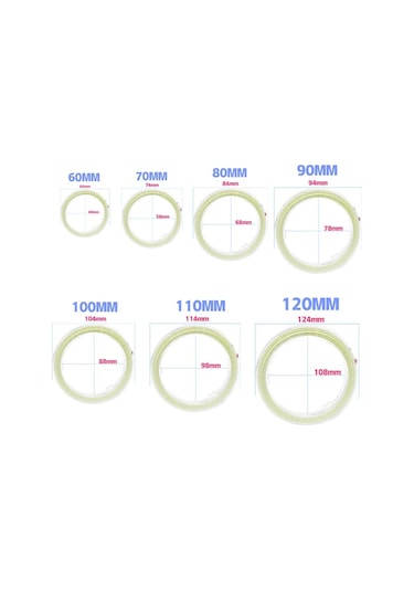 Beyaz-100mm-2pcs Gündüz Çalışan Led Far Lambası Cob Melek Gözler Led Araba Halo Halka Işıklar Drl 12v 60mm 70mm
