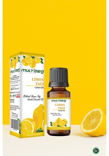 Multidem Limon Uçucu Bitkisel Yağı 20 ML