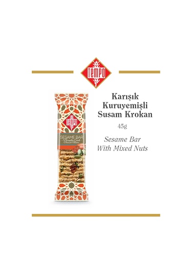 Karışık Kuruyemişli Susam Krokan 45 G X 12 Adet