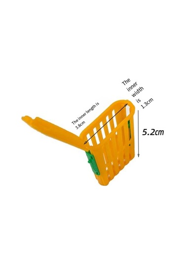 Xurunkeji Yeni Kraliçe Arı Kafesi Arıcı Plastik Arı İzolatör Klipsi Arıcı Yetiştirme Aletleri İç Ve Dış Mekan Kullanımı İçin