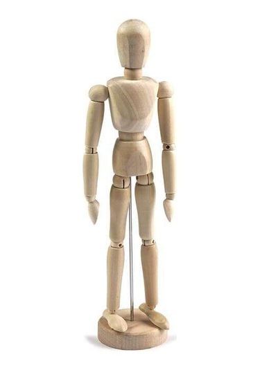 Lutart Ahşap Model Manken 20 Cm