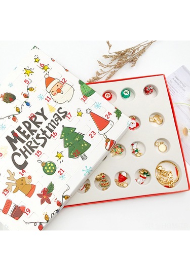 Aoresac Noel Advent Takvim Bilezikleri Kızlar İçin 24 Günlük Noel Geri Sayım Takvimi Kapatılmış Kutuda Dıy Takı Yapım Kiti Hediye 22 Charm Boncuk, Kolye Ve 2 Bilezik Çocuklar, Gençler, Kadınlar İçin Altın