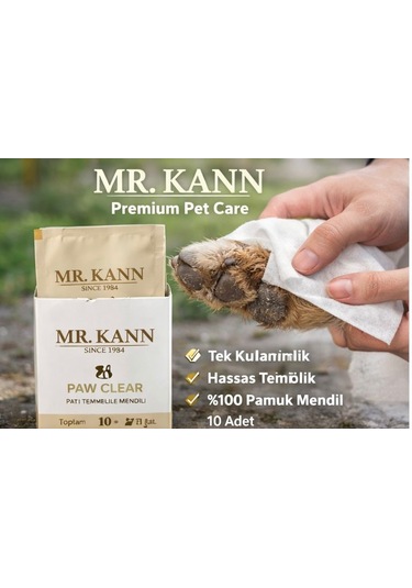 Mr.kann Kedi & Köpek Pati Hijyen Bakım Mr.kann
