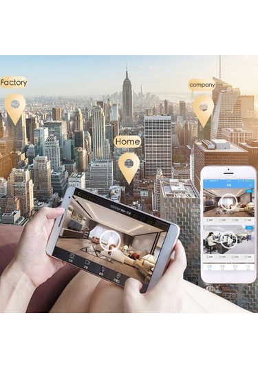 Shineyee Siyah Mini Wifi Kamera 1080p Hd, Gecelik Görüş, Hareket Algılama, Dairesel Kayıt, Taşınabilir Dış Mekan İzleme Cihazı Amerikan Standartı