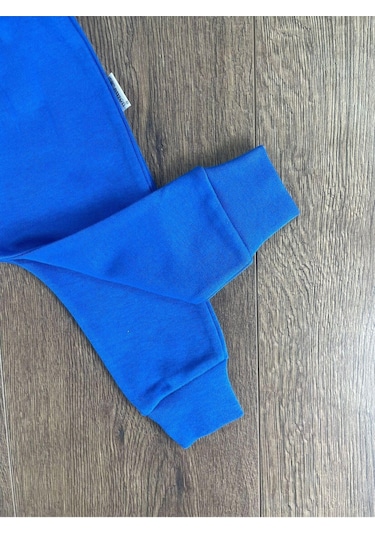 2d2b Hello Friends Alttan Çıtçıtlı Bereli Unisex 3lü Bebek Takım Mavi