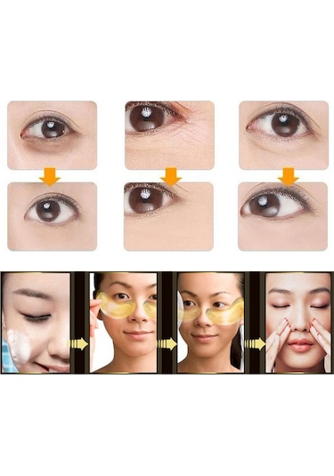 Kolojen Etkili Göz Altı Bakım Kırışıklık Şişlik Morluk Maske