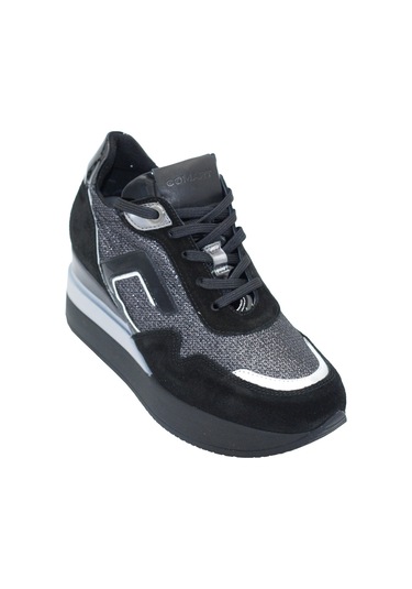 Vernıce Nero Dolgu Taban Ayakkabı Kadın Diğer 2c4888 Comart 4888 Siyah