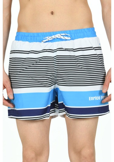 Enrico Ferry Erk Turkuaz Mıcro Hızlı Kuruyan Deniz Şortu Edy2249t