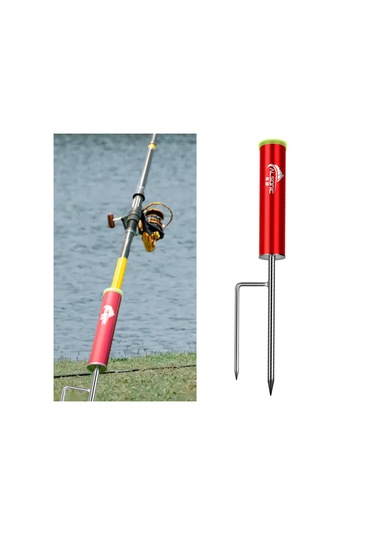 Suntek Olta Tutucu Açık Nehir Kıyısı Kıyı Kırmızısı