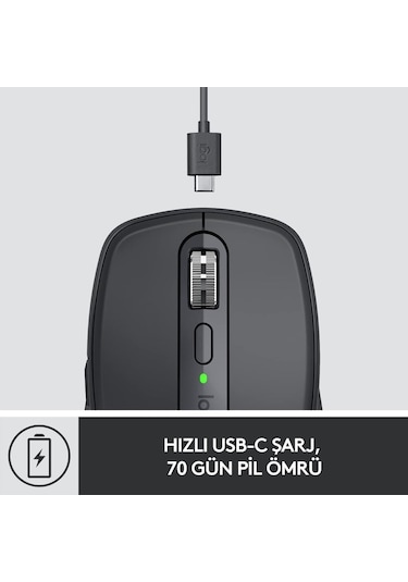 Logitech MX Anywhere 3S Kompakt Kablosuz Lazer Mouse