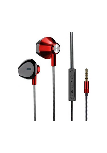 Cep Telefonu Kablolu Kulaklık, Metal Ağır Bass -