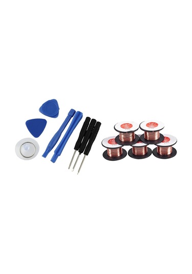 8 Adet Iphone Ipod Ipad 8p Araç Kiti 5 Yıldız, Pentalobe Tornavida Ve 5 Adet 0.1mm Çaplı Bakır Lehimleme Lehim Emaye Makara Teli