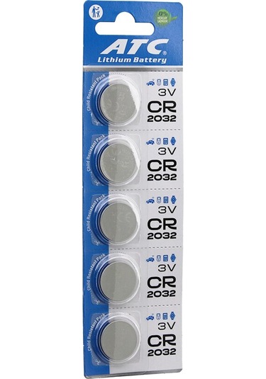 Atc Lithium Battery Cr-2032 Para Pil Lityum 3v 5li Kart 5256