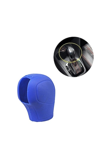 Vw Seat Skoda Dsg Silikon Vites Topuzu Kılıf Mavi