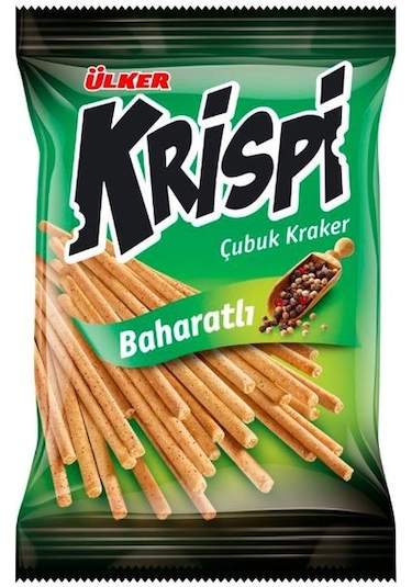 Ülker Krispi Baharatlı Çubuk Kraker 15 x 43 G