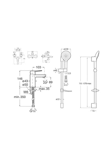 Roca Banyo Seti, Estreia, 3lü, A5d057ec0k Gri